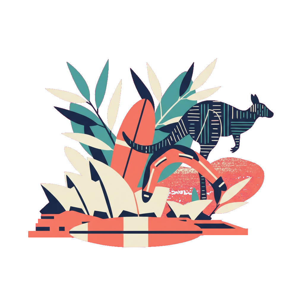 Australia illustration
