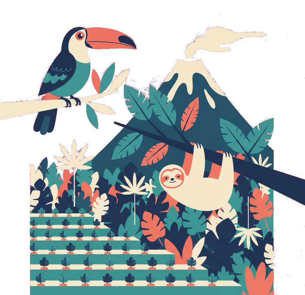 Costa Rica illustration