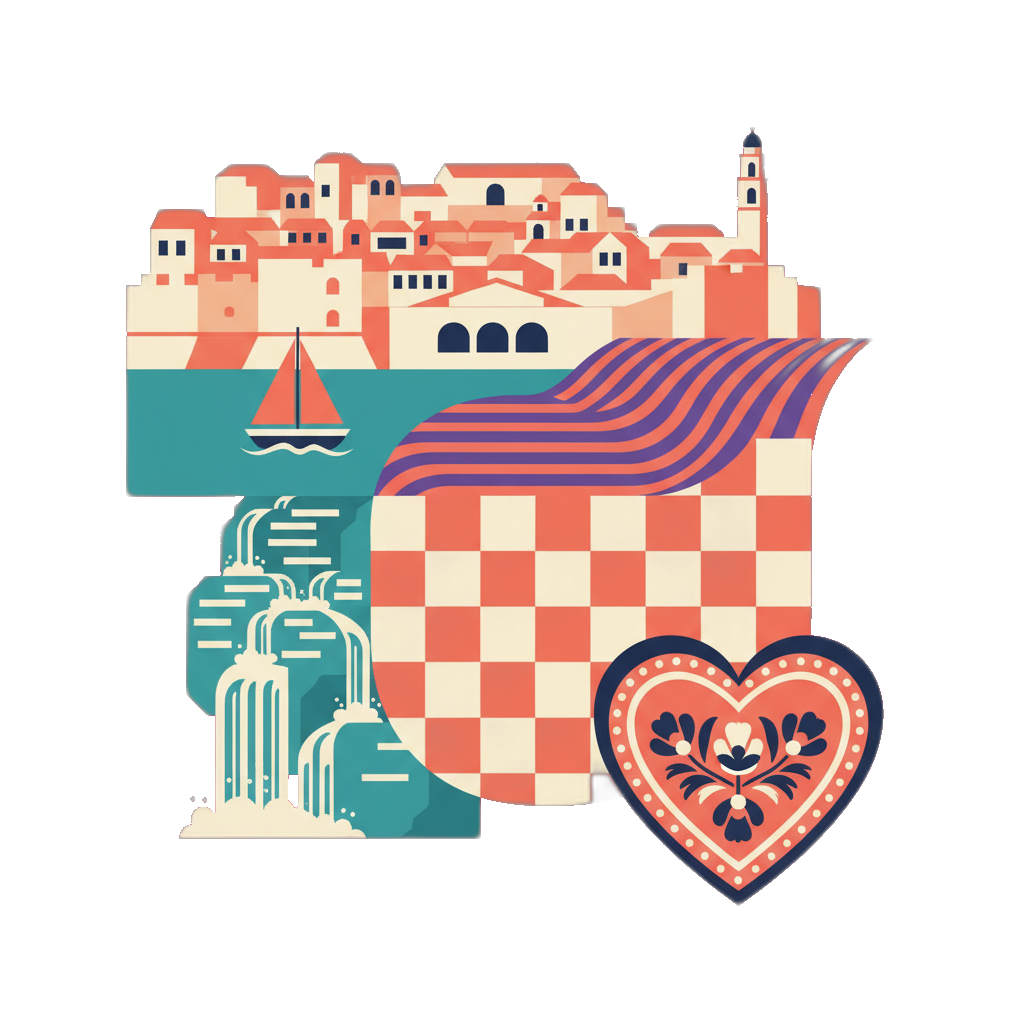 Croatia illustration