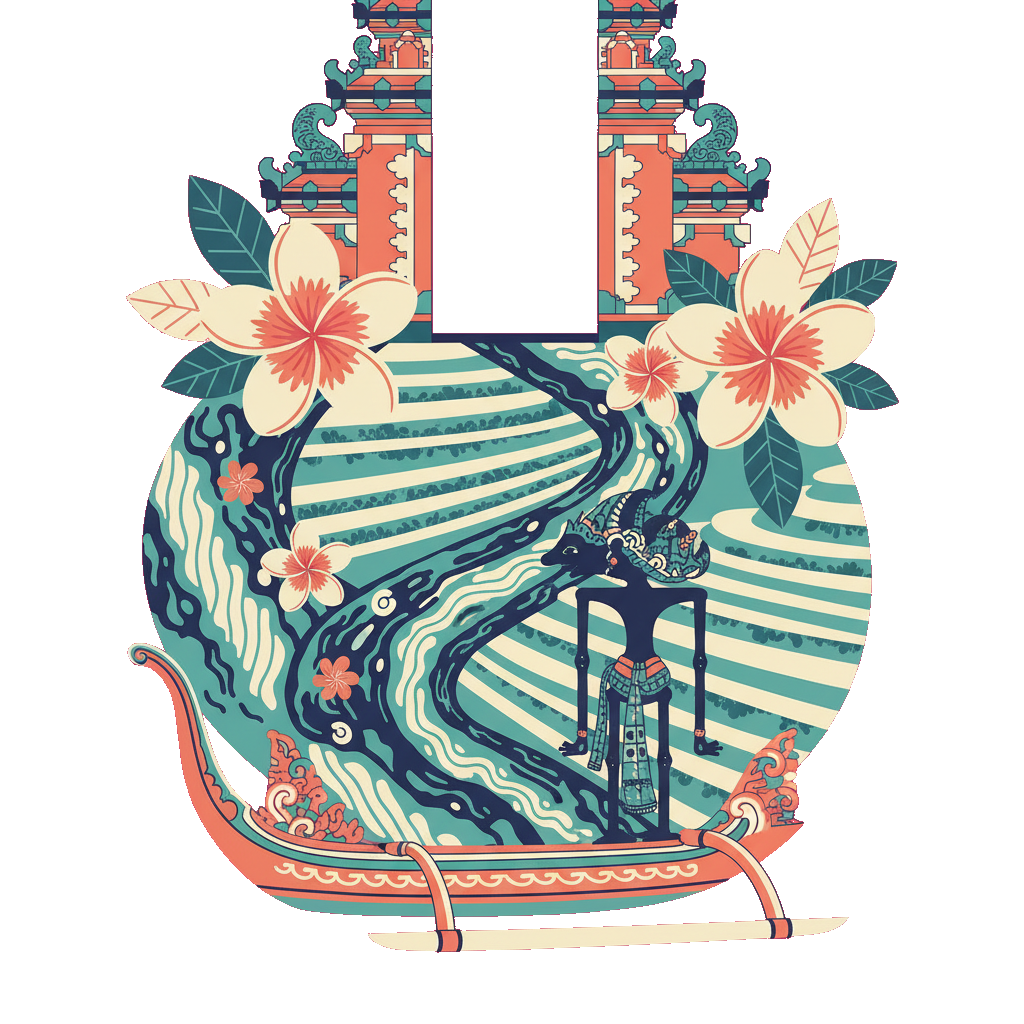 Indonesia illustration