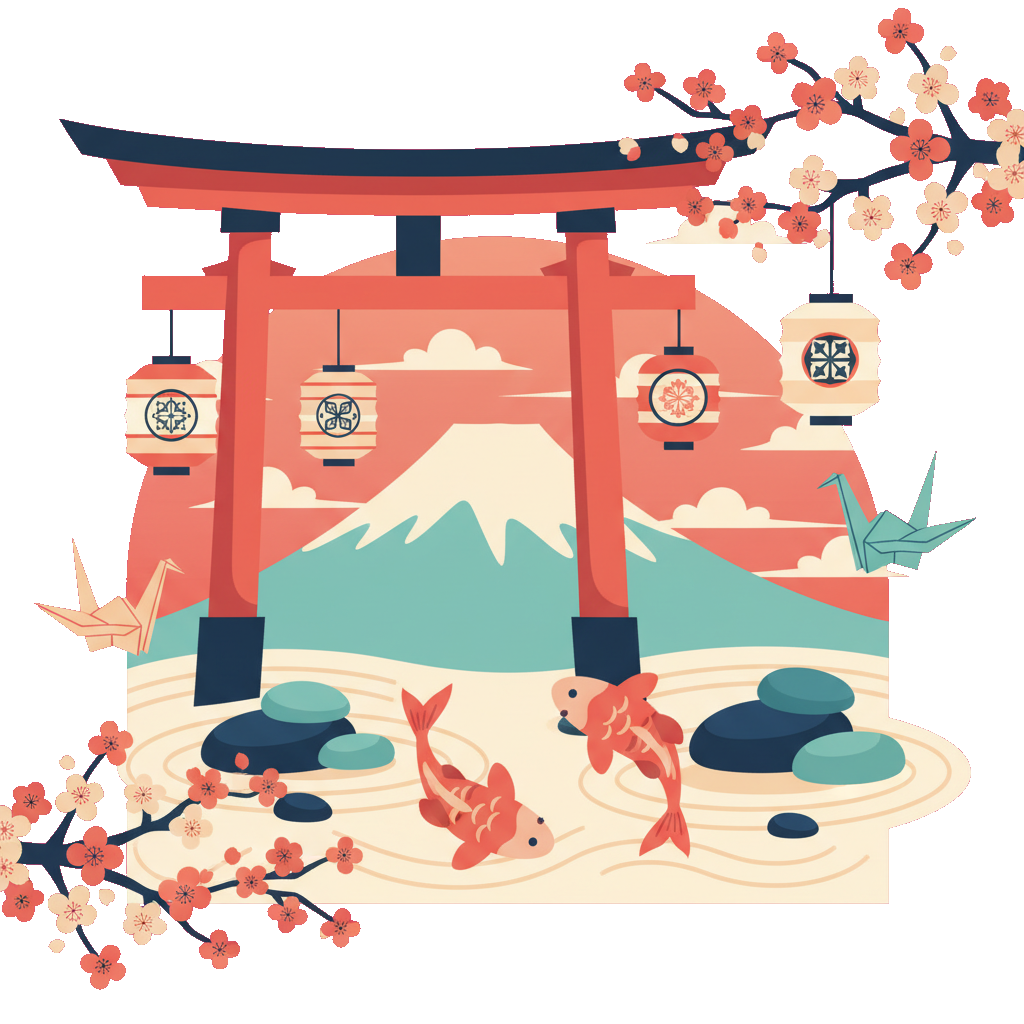 Japan illustration