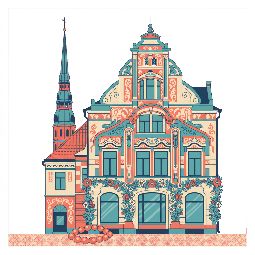 Latvia illustration