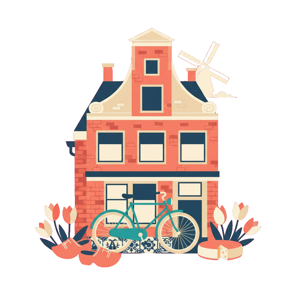 Netherlands illustration