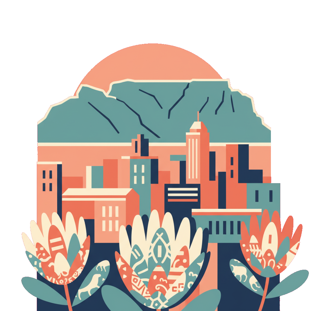 South Africa illustration