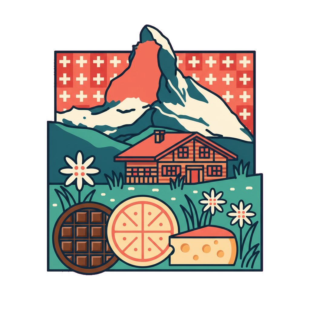 Switzerland illustration