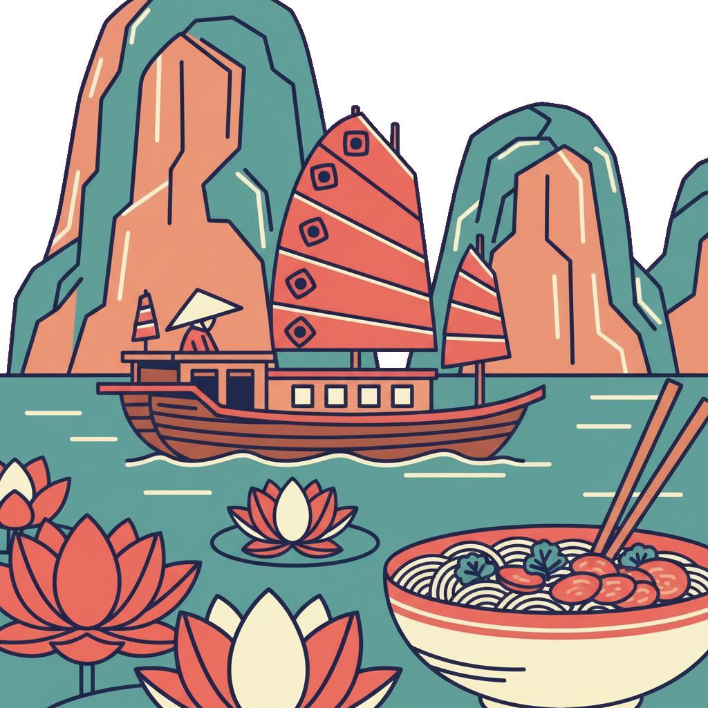 Vietnam illustration