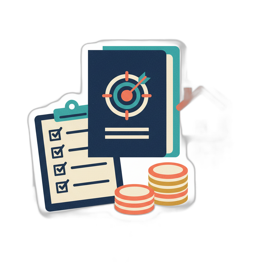 Illustrated guide to Portugal D7 visa showing passport, pension documents, and key requirements like €920/mo minimum income